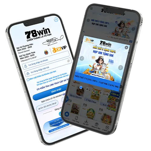 Giao diện MCW88 App trên điện thoại